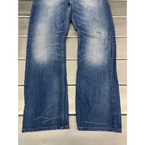 Levi's Men's Straight Jeans - Blue - Picture 5 of 16